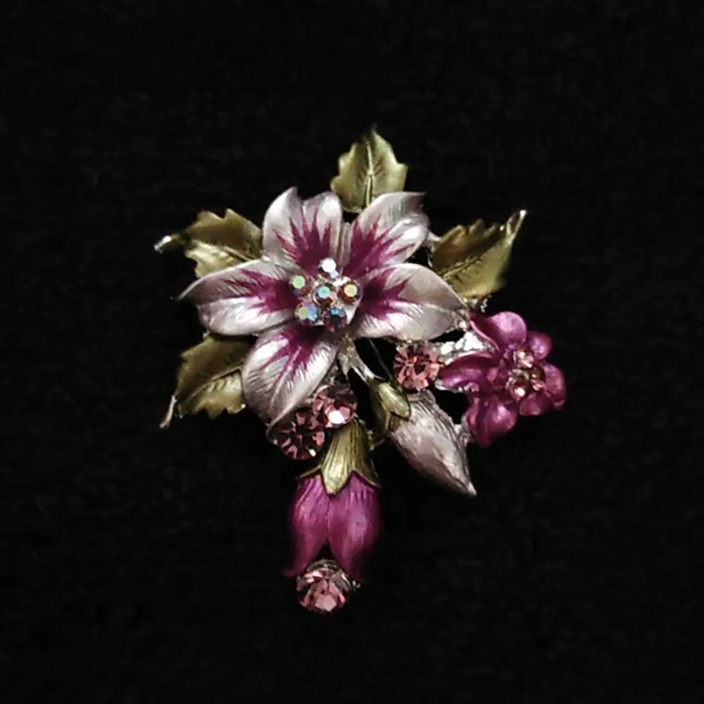 3/$20 Metal Flower Brooch